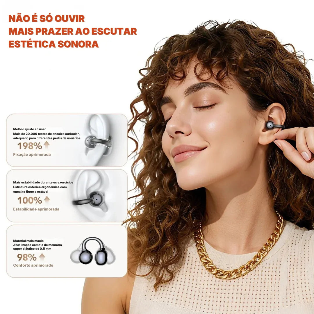 MINISO MS503 Fone Bluetooth Com Tradução por IA e Controle Touch | Innova Fácil