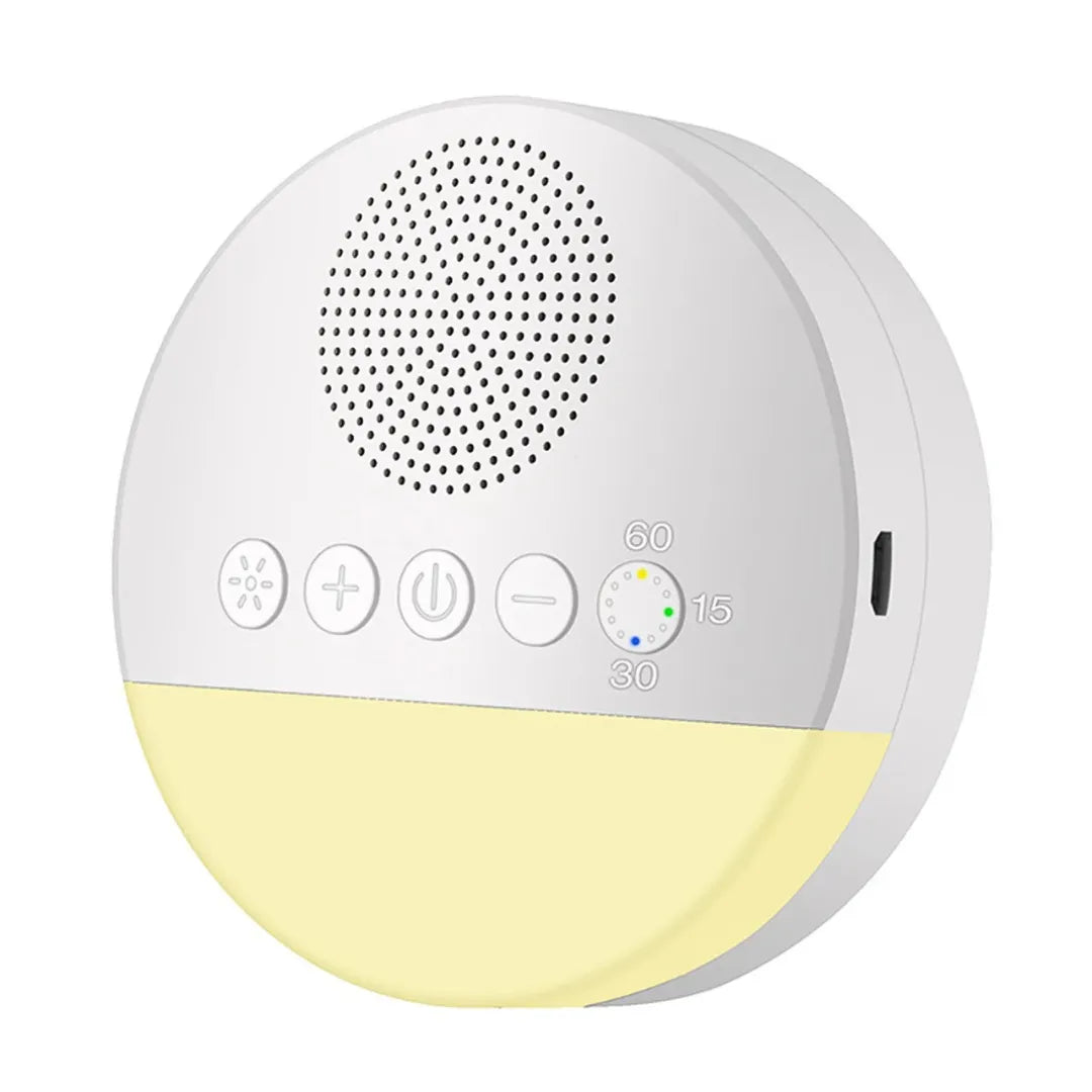 Máquina de Ruído Branco com Luz de Respiração e 6 Sons para Sono | Innova Fácil