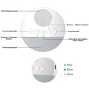 Máquina de Ruído Branco com Luz de Respiração e 6 Sons para Sono | Innova Fácil