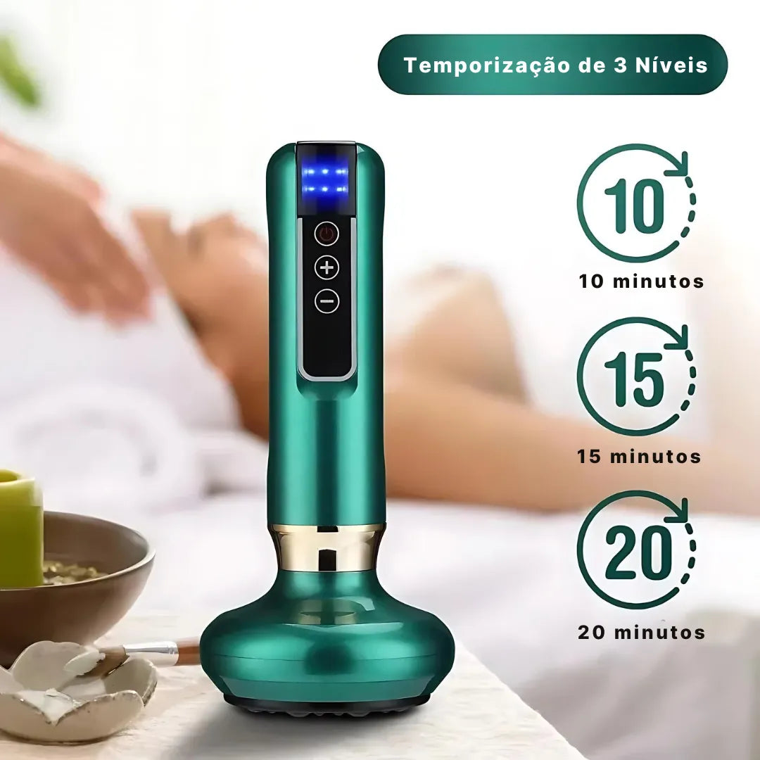 Massageador A Vácuo Salorie 12 Níveis De Calor Infravermelho | Innova Fácil
