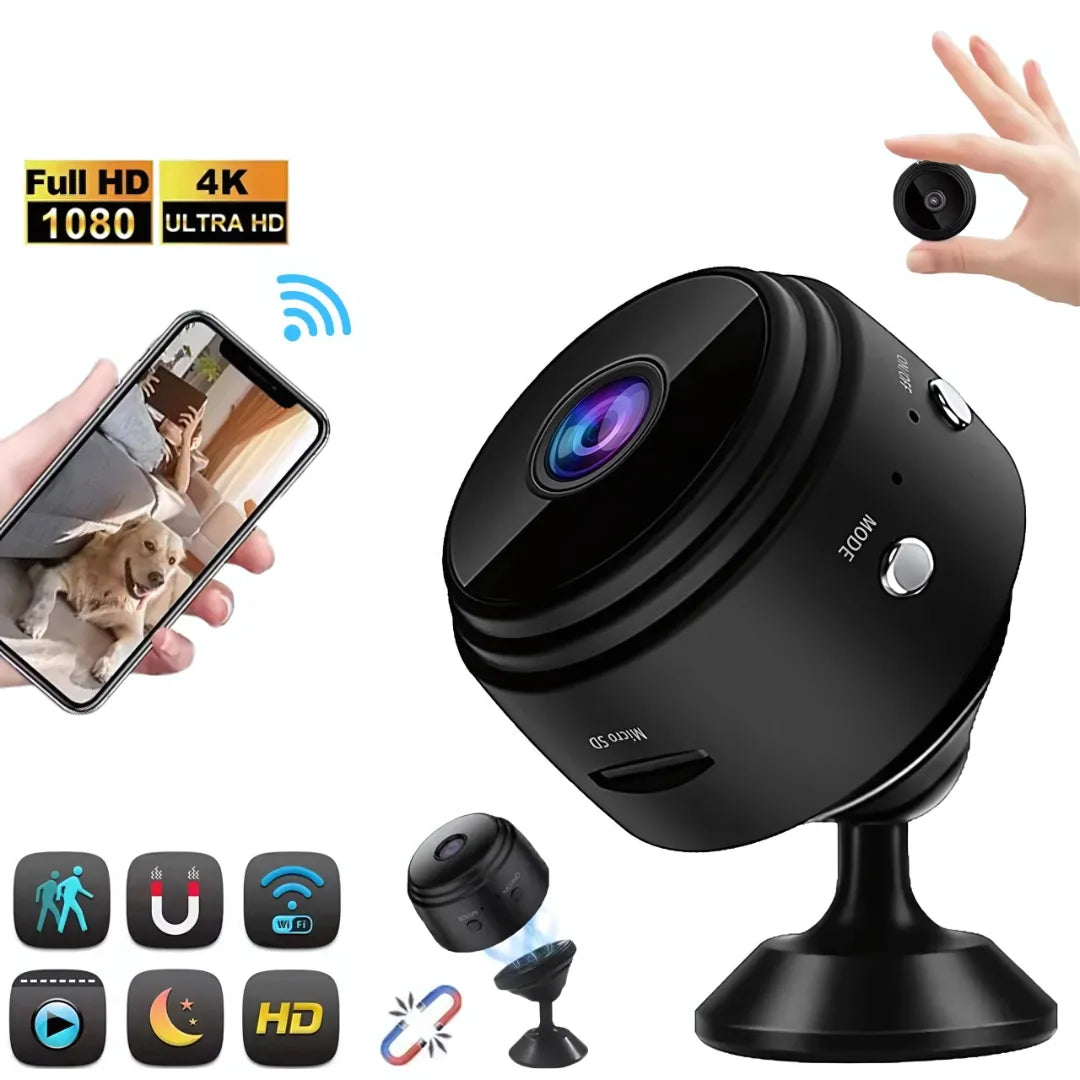 Mini Câmera Espiã A9 Com Visão Noturna e Detecção de Movimento | Innova Fácil