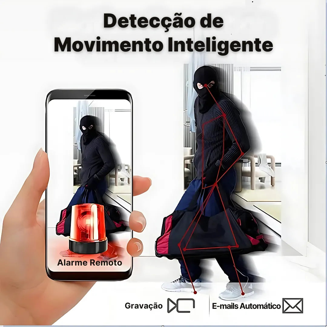 Mini Câmera Espiã A9 Com Visão Noturna e Detecção de Movimento | Innova Fácil