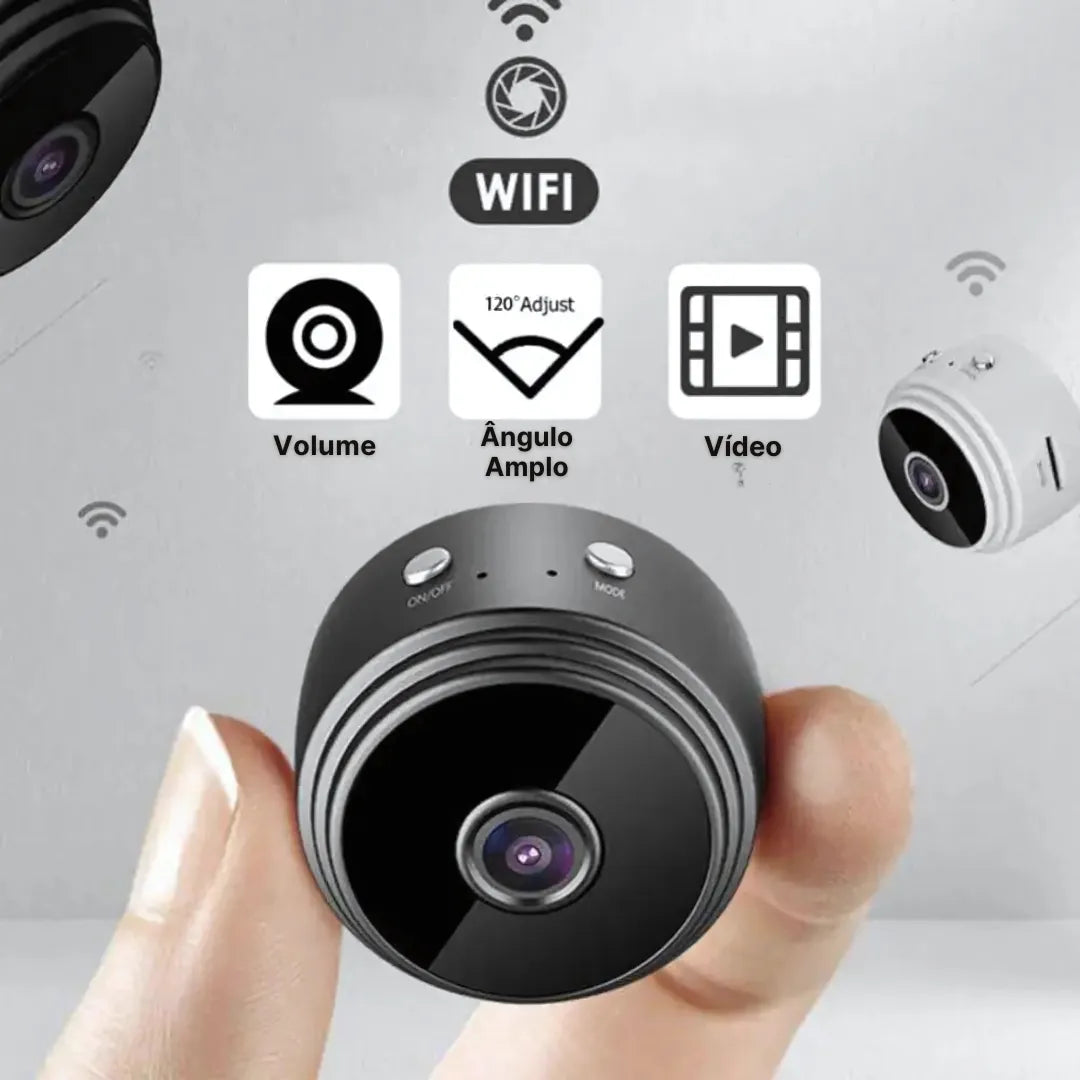 Mini Câmera Espiã A9 Com Visão Noturna e Detecção de Movimento | Innova Fácil
