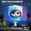 Mini Projetor Portátil 4K com AndroidTV e Espelhamento | Innova Fácil