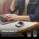 Mouse Bluetooth Cheerdots 2 Design Inovador Para Reuniões e Escritórios | Innova Fácil