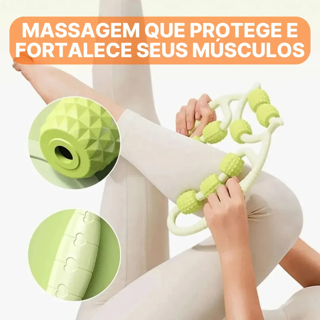 Rolo Massageador Corporal 360° Anticelulite e Modelador | Innova Fácil