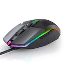 Mouse USB com 1600 DPI, 6 Botões e Design Ergonômico | Innova Fácil