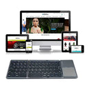 Teclado Dobrável Bluetooth Com Touchpad – Portabilidade E Conforto | Innova Fácil