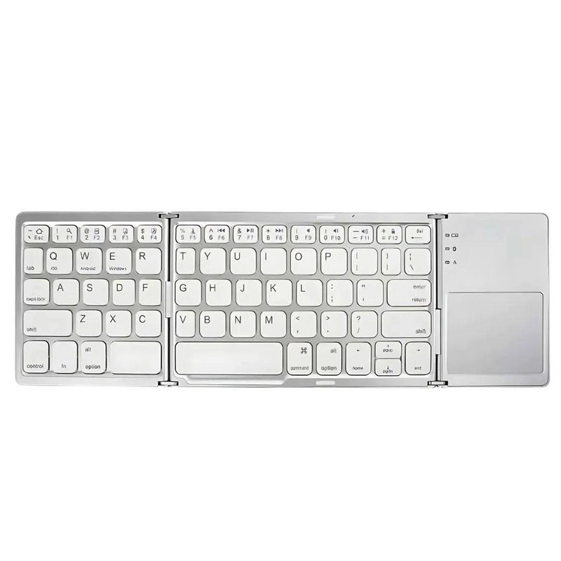 Teclado Dobrável Bluetooth Com Touchpad – Portabilidade E Conforto | Innova Fácil
