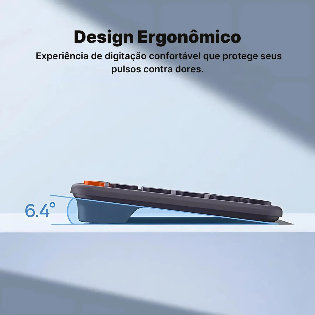 Teclado Numérico K01B Sem Fio 3 em 1  com Conexão Bluetooth | Innova Fácil