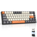 Teclado Wireless Compacto K68 DualMode Com Bluetooth e Hot-Swappable | Innova Fácil