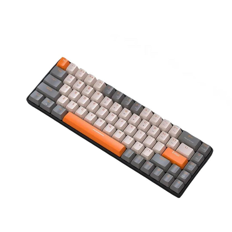 Teclado Wireless Compacto K68 DualMode Com Bluetooth e Hot-Swappable | Innova Fácil