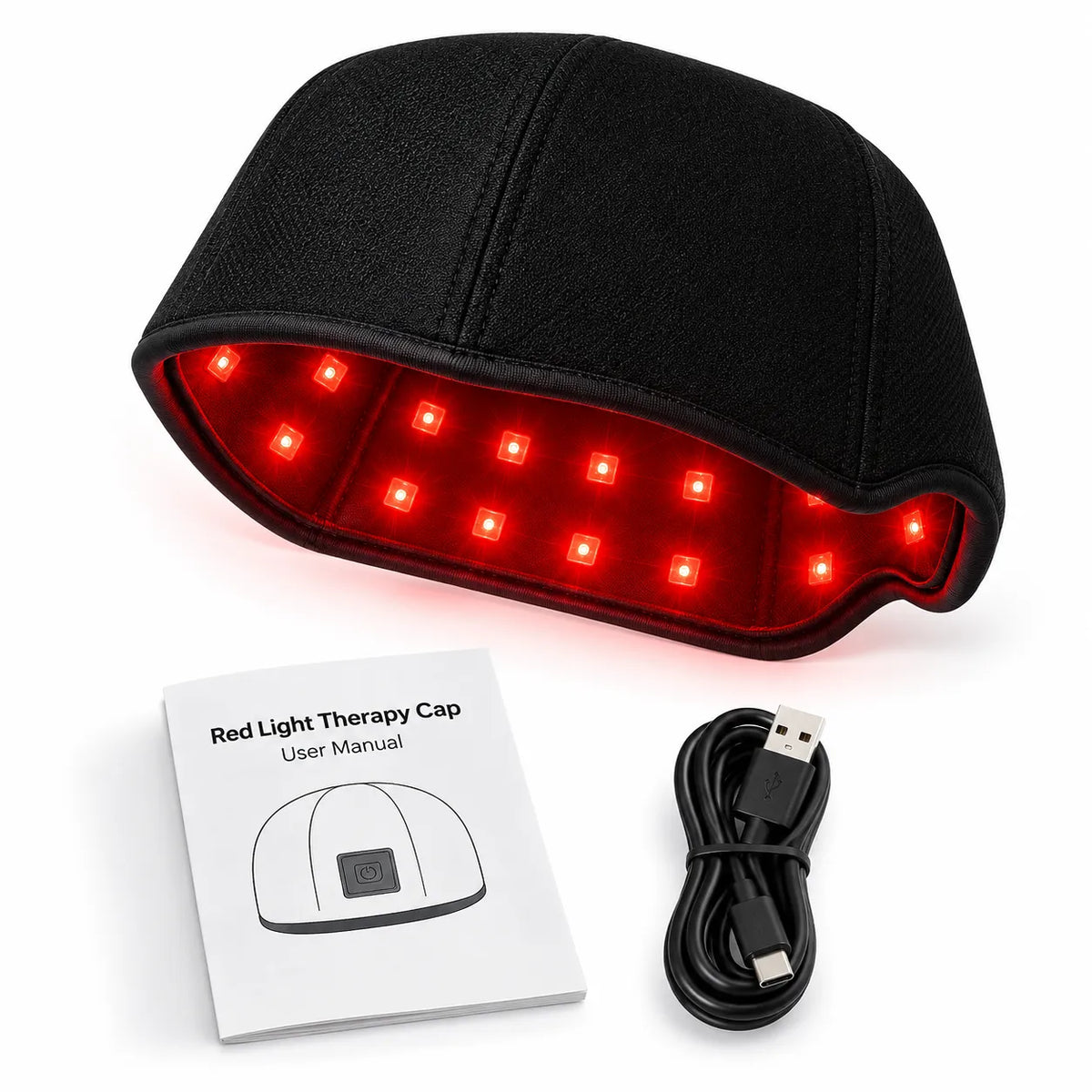 Touca LED para Terapia Capilar com Luz Vermelha e Infravermelha | Innova Fácil