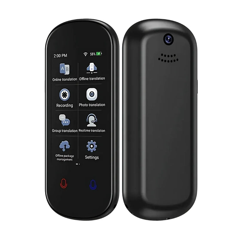 Tradutor de Voz Instantâneo Z2 com IA, 139 Idiomas, Tela Touch e Tradução Offline | Innova Fácil
