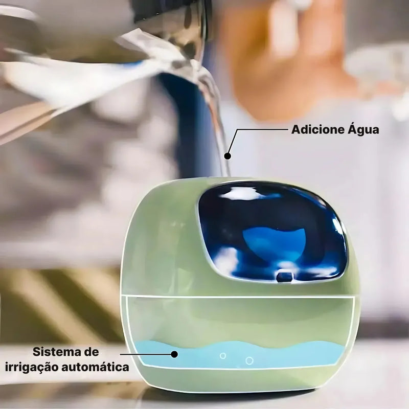 Vaso Inteligente Com Tela IPS, Sensor 7 em 1 e App Tuya Smart Life | Innova Fácil