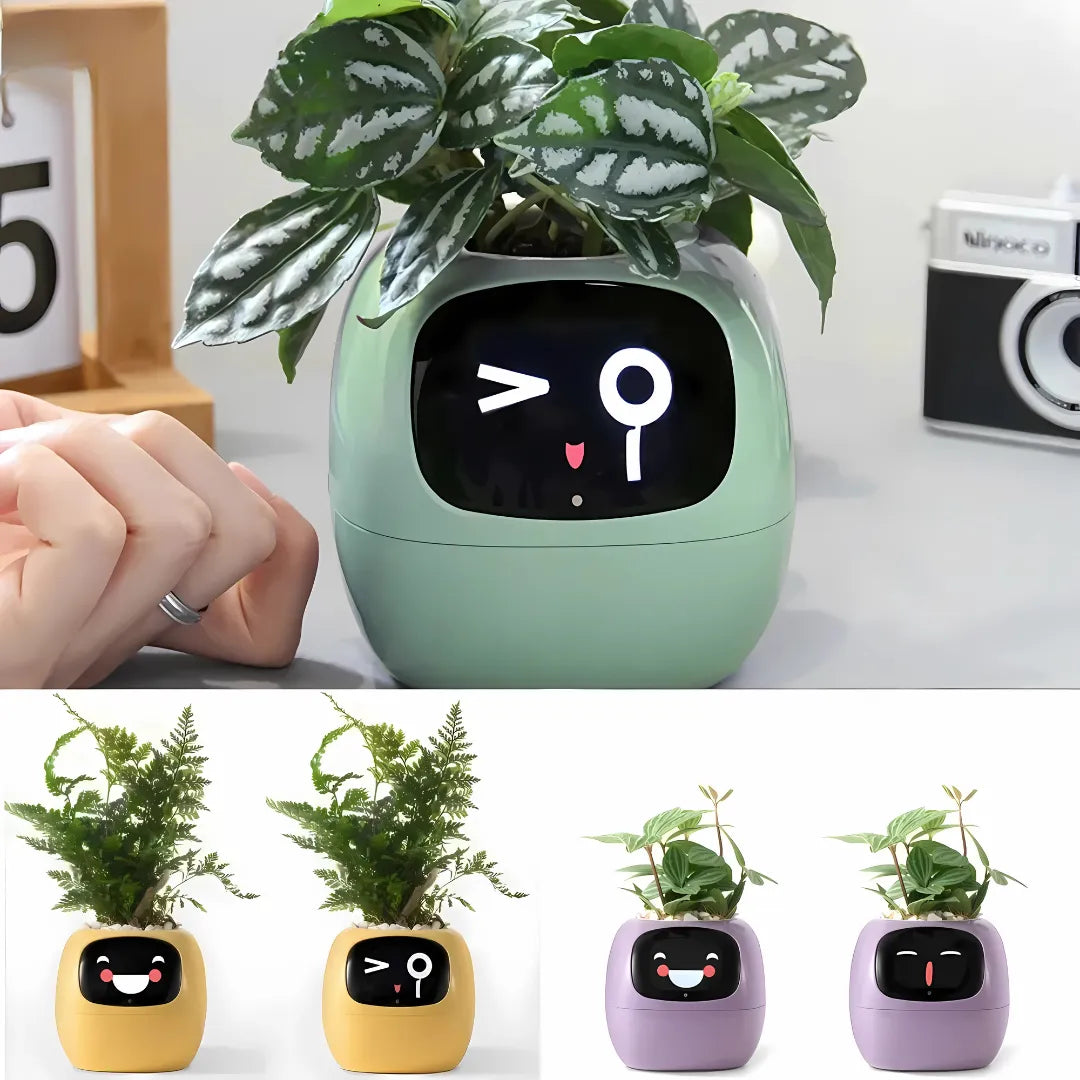Vaso Inteligente Com Tela IPS, Sensor 7 em 1 e App Tuya Smart Life | Innova Fácil