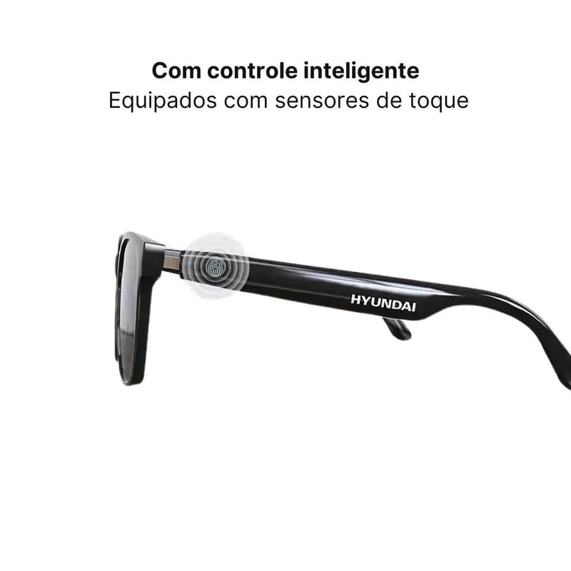 Óculos Tradutores HYUNDAI HY-C8 com Bluetooth e Tradução Instantânea | Innova Fácil