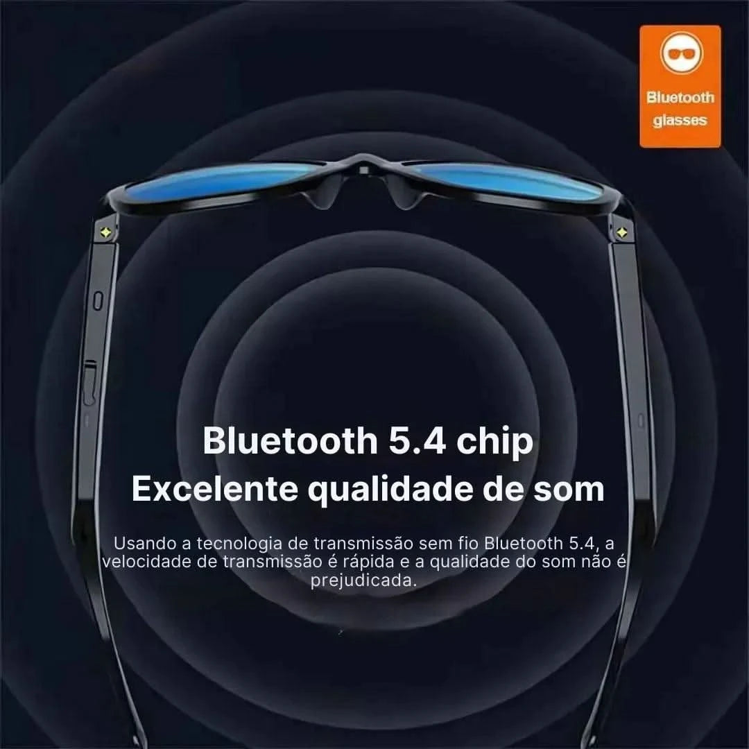 Óculos Tradutores HYUNDAI HY-C8 com Bluetooth e Tradução Instantânea | Innova Fácil
